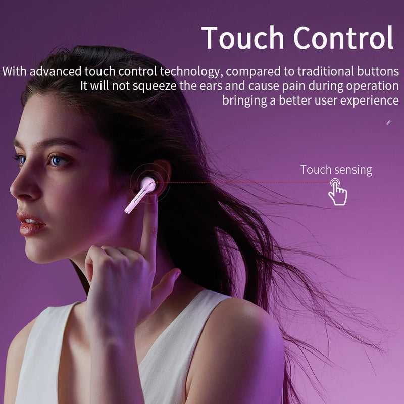 Xiaomi Fones de Ouvido Sem Fio Cancelamento de Ruído Bluetooth 5.3 Com Microfone