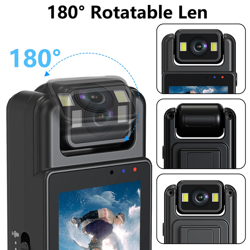 Mini Camera Portátil com Microfone JOZUZE MD17 Wifi 1080P Corporal